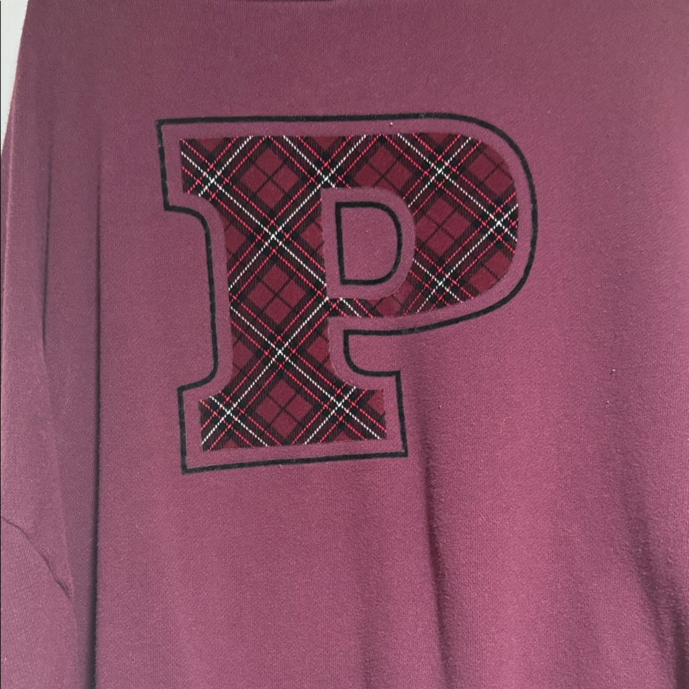 PINK Victoria's Secret Burgundy Hoodie - Picture 5 of 5
